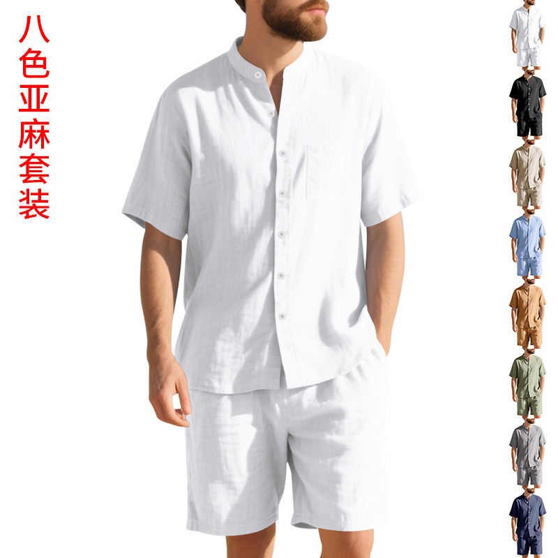Linen Shirt Breathable - Completo estivo da uomo in lino,