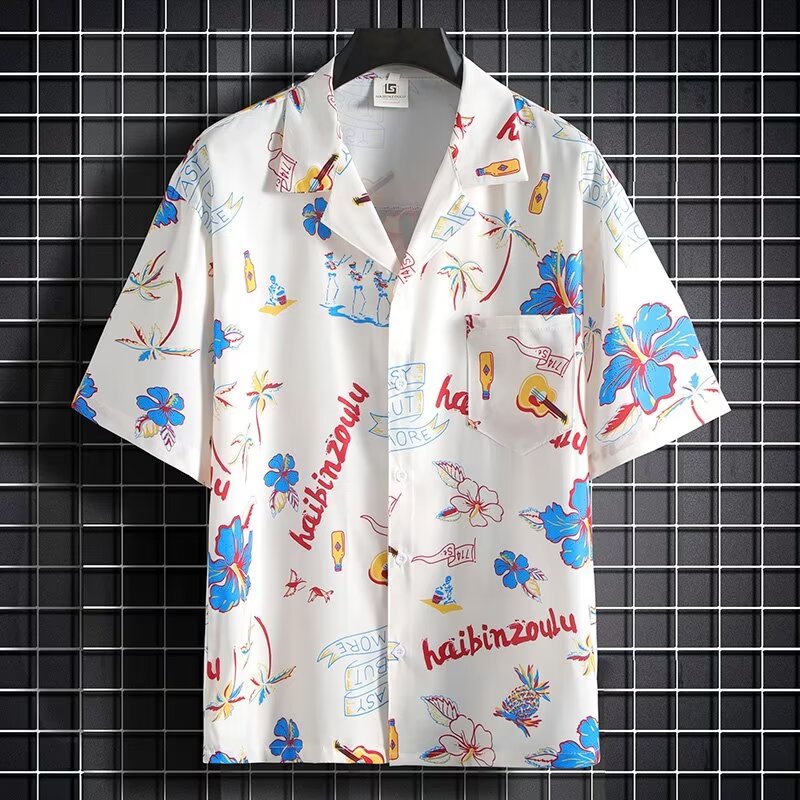 Camicia Casual a maniche corte - Resort Shirt Floral recensione e prezzo