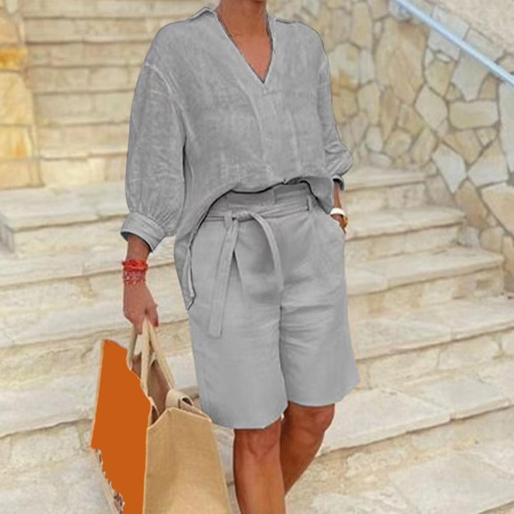 Completo due pezzi da donna in - Linen Shirt Breathable recensione e prezzo