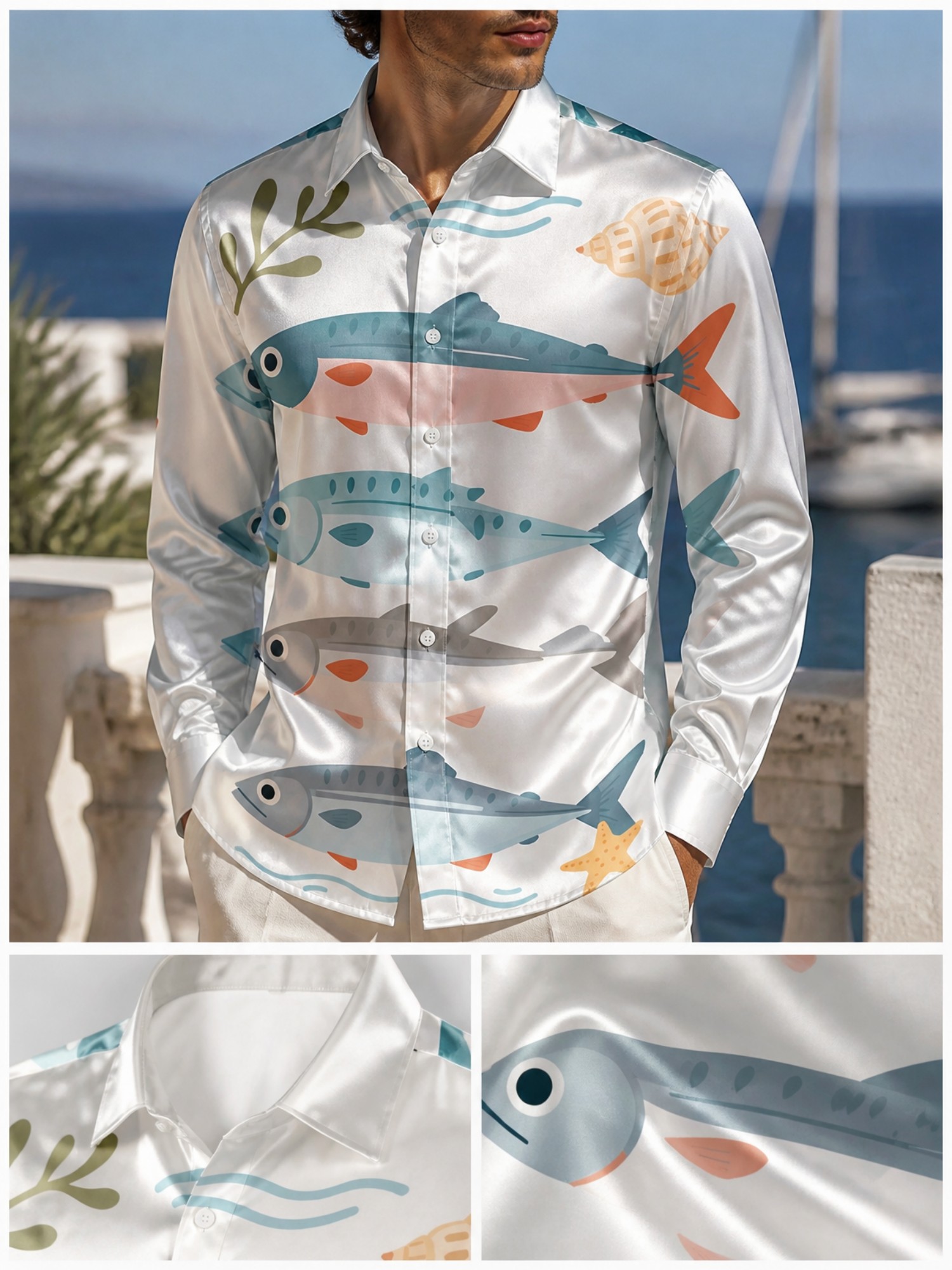 Camicia da Uomo di Lusso in Ra - Resort Shirt Floral recensione e prezzo